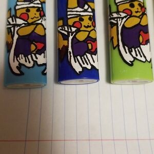 Colorful Pikachu Pocket Square Set